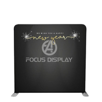 8ft straight frame only advertising tension fabric exhibition display stand photobooth backdrop pillow tension Wall