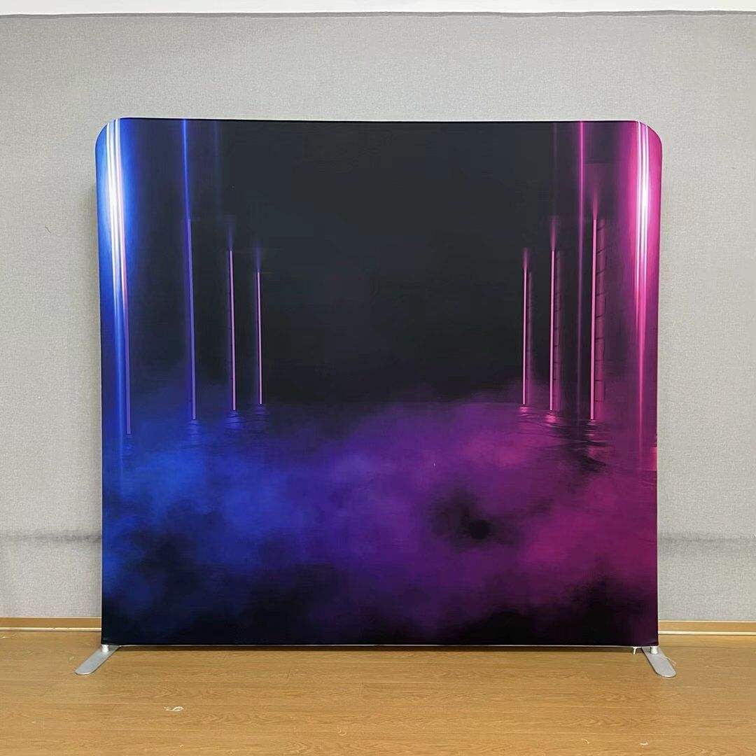 New Custom double printing tension fabric party decoration backdrops photo booth props backdrop wall