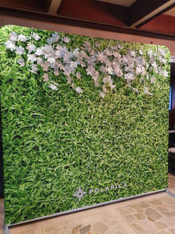 Tube stand backdrop tension fabric display portable custom backdrop tension fabric display