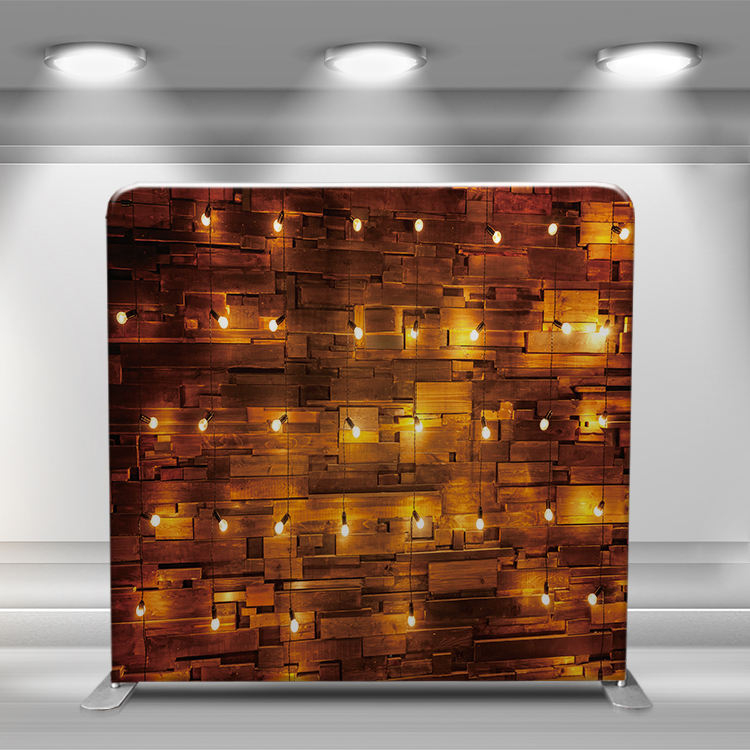 8 ft Aluminum tube stand Aluminium frame portable backwall tension fabric photo booth backdrop