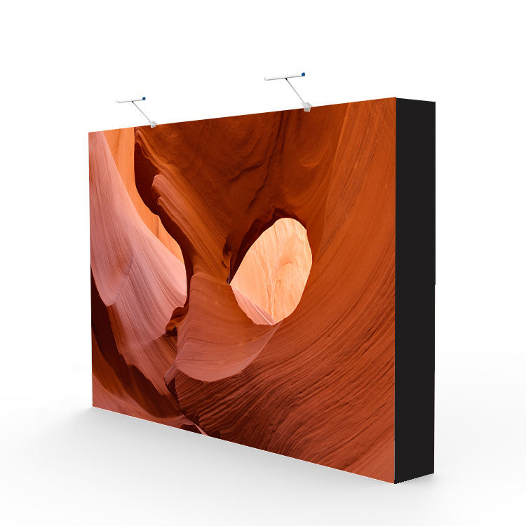 3x3 Straight Shaped pop up display exhibition stand portable exhibition backdrop