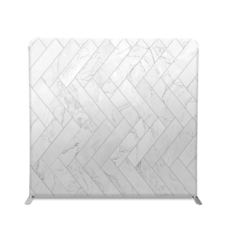 8ft straight tension fabric display 8ft 10ft tension fabric wall display stand photo booth background for exhibition