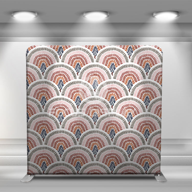 8ft straight tension fabric display 8ft 10ft tension fabric wall display stand photo booth background for exhibition
