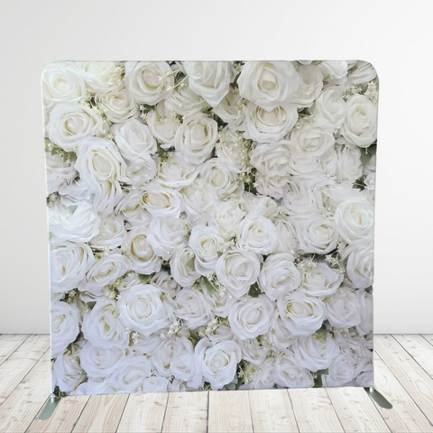 8x8ft Aluminum tube display double sides custom printed pillowcase background for wedding events photo booth backdrop stand