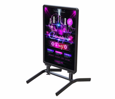 Custom aluminum profile double sided metal sidewalk sign