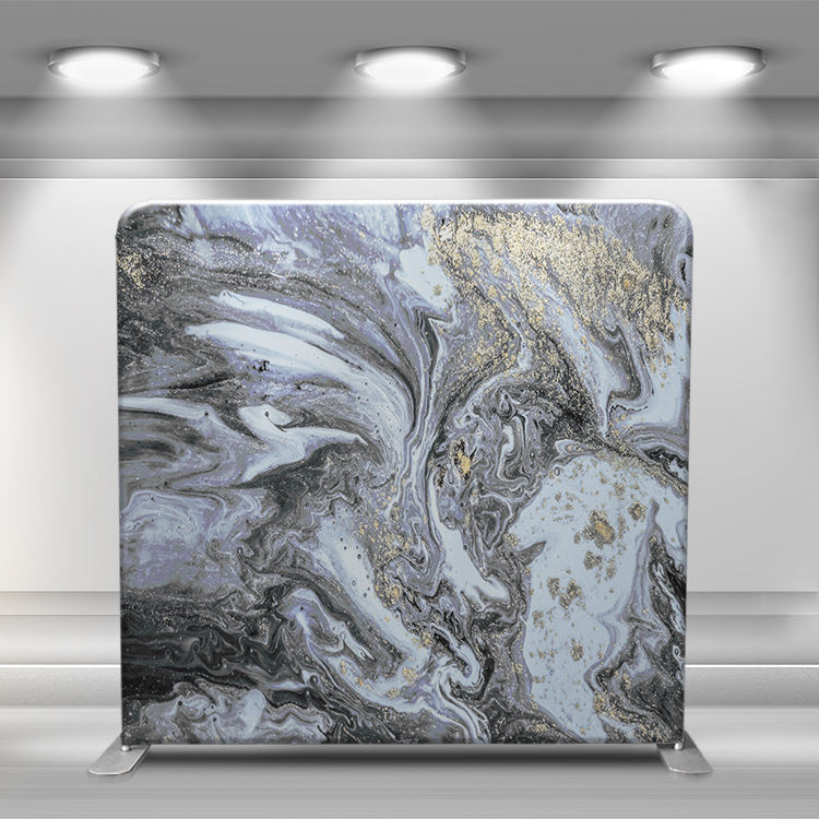 Customized printing tension fabric backdrop wall photo booth stand