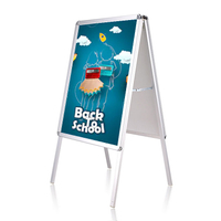 Custom Folding Double Sided Board A Frame Sideway Sign for poster frame 24x36