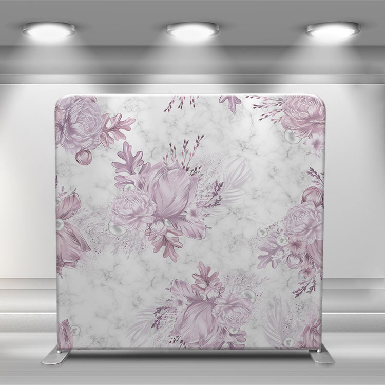 Straight aluminium frame Spandex Backdrop Stand with Round Tube Wall Portable Photography Tension Fabric