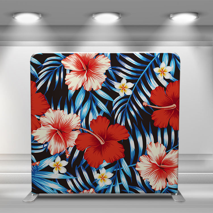 10ft custom size straight polyester tension fabricdisplay banner custom photoboothbackdrop stand