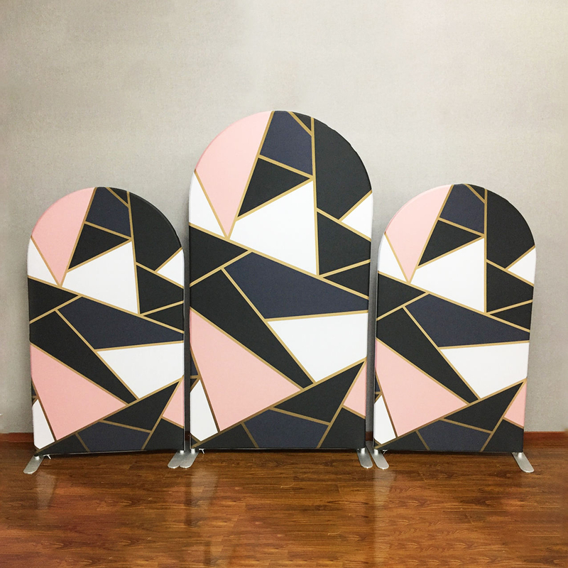 New design custom printing birthday wall backdrop cover for parties