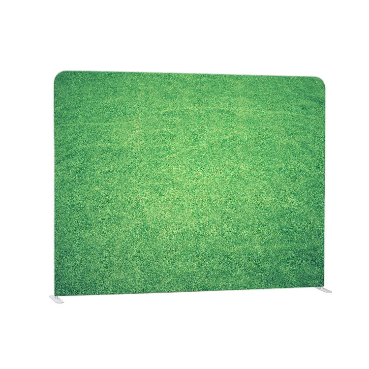 Customized full color portable photography grass wall backdrop screen