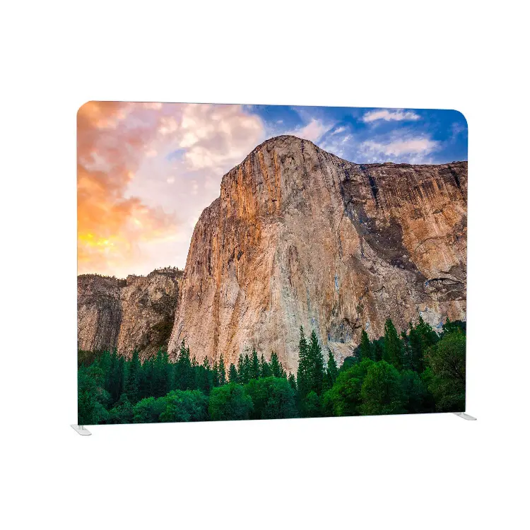 10ft Custom Removable HD Exhibition Photo Background Display Plus High Quality Lightweight Aluminum Tube Stand