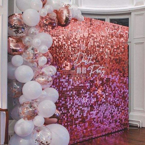 Hot sale shimmer shiny gold silver wedding event party sequin wall
