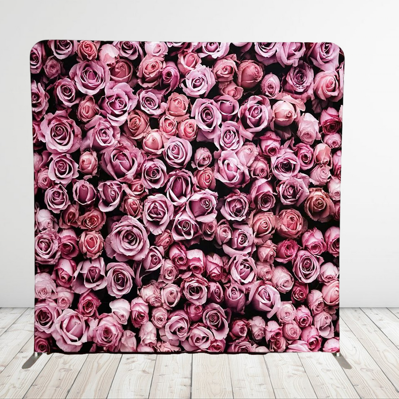 7.6x7.6 ft Collapsible frame wedding decoration background double sided pillowcase for photography backdrop stand
