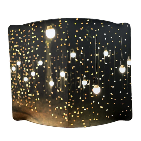 Quick Set Up Curved Tension Fabric Stand Exhibition Trade Show Display for Advertising Pillow Case Curved Backdrop