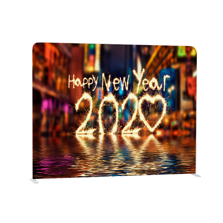 8x10 portable straight custom printing fabric pillow case backdrop for events