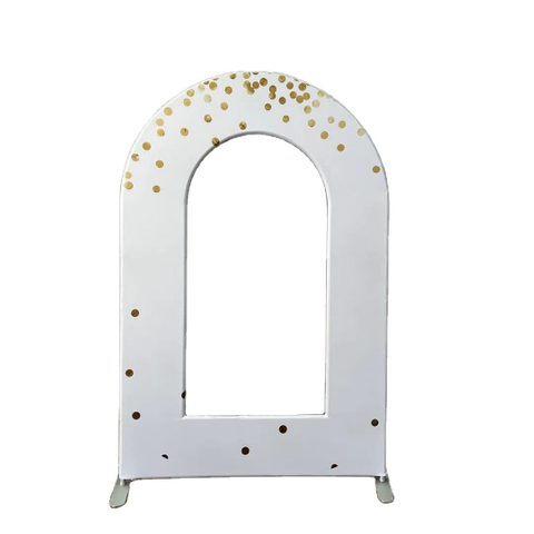 Double Colorful Side Children Birthday Party Decoration Arch Cover For Wedding Circle Arch Backdrop Open Arch Wall