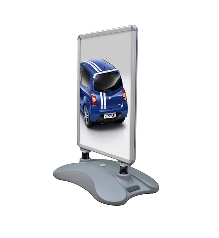 FPS2 pavement sign display board with 1/2 sided metal you can decide