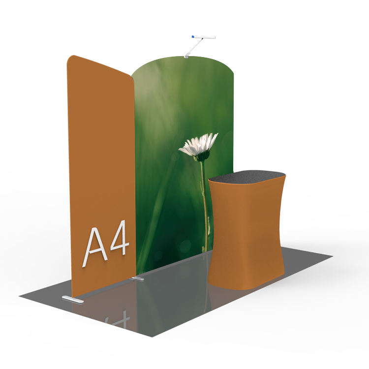 Portable modular aluminum frame trade show booth commercial exhibition stand