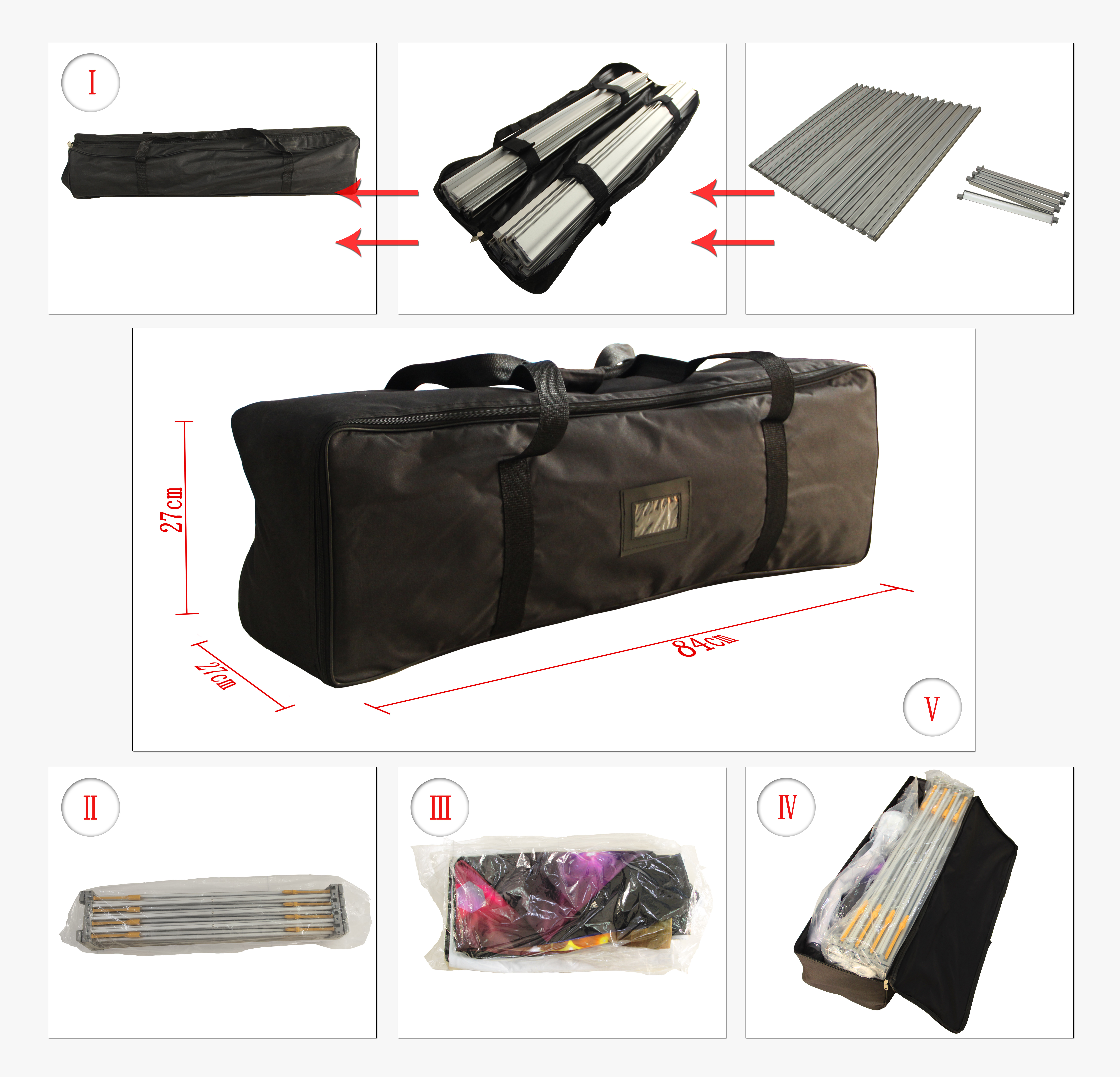 Hot sale portable backdrop aluminum frame straight silicone edge graphic pop up display
