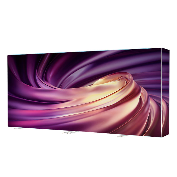 8ft 10ft Aluminum frame stand SEG fabric pop up display with custom printing