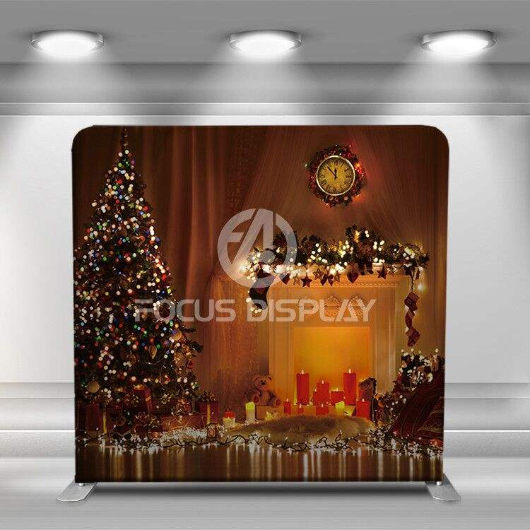 10 ft portable Photography background Winter display stand for decoration backdrop home decor Christmas photo background wall