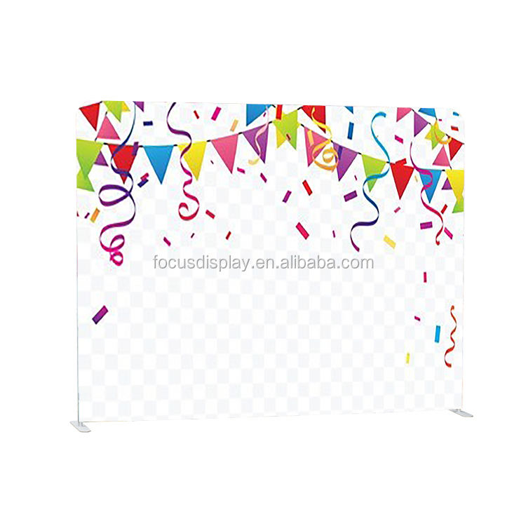 Hot sale aluminum frame banner stretch fabric frame tension fabric photography wedding party backdrops