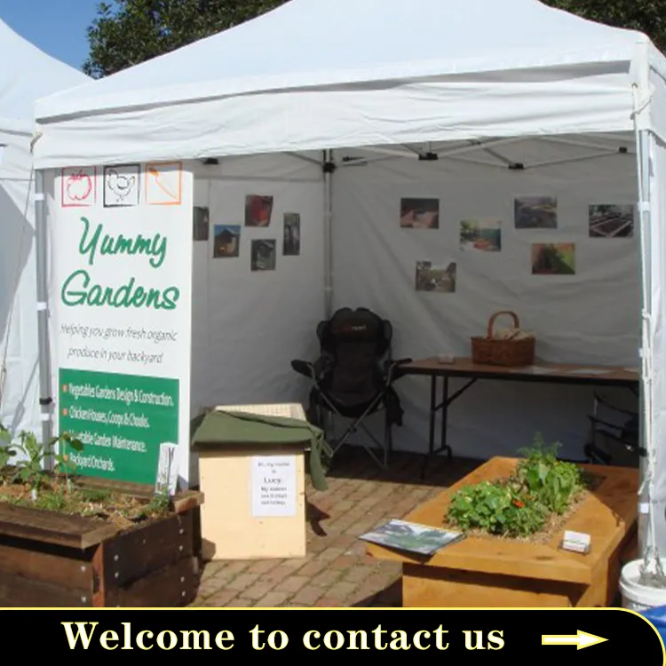 Wind resistance aluminum trade show pop up custom canopy tent 10x10 10x20