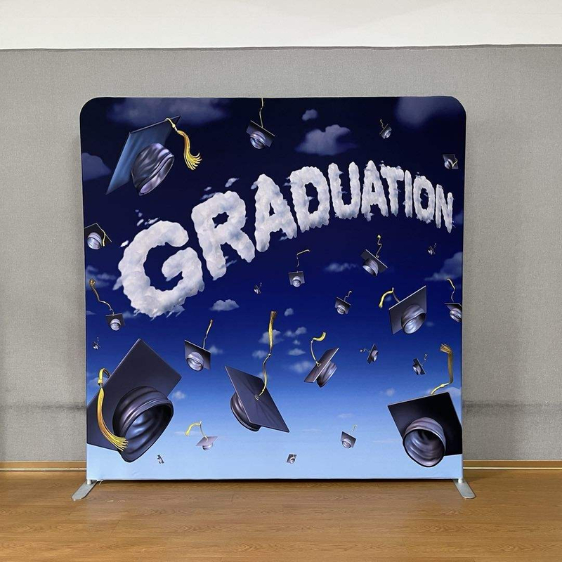10*8ft Lightweight Straight Graduation Tension Display Background graduation tension fabric display