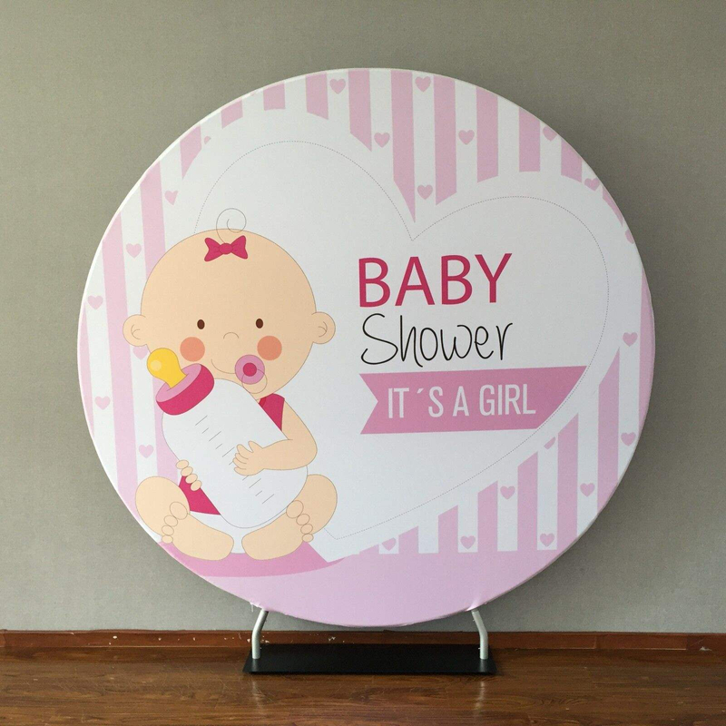 Hot Sale Celebrate New Life Decorative Background Wall Stand Column Cake Table Flower Round Background Wall