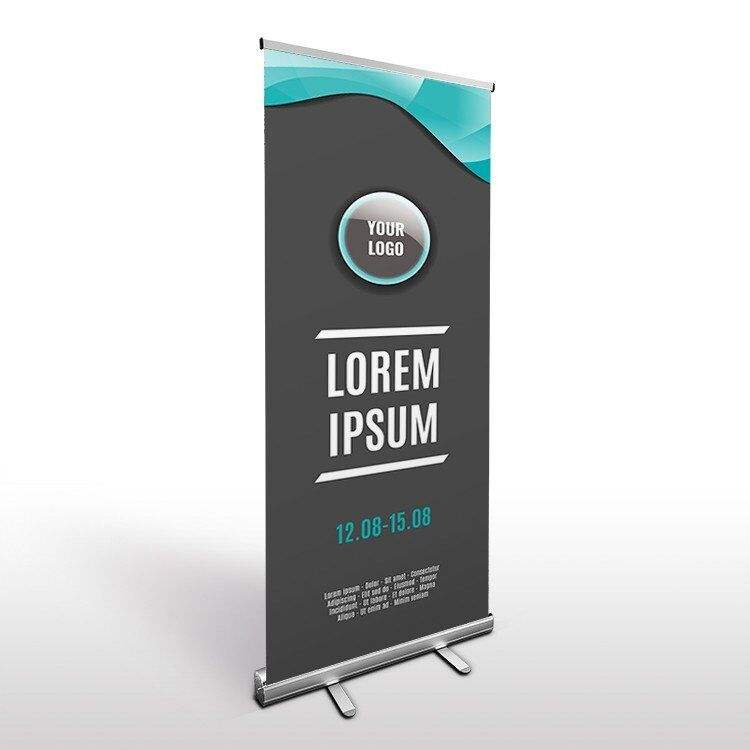 New products Simple display advertising custom design banner aluminum cheap roll up stand mpop up banner display stand