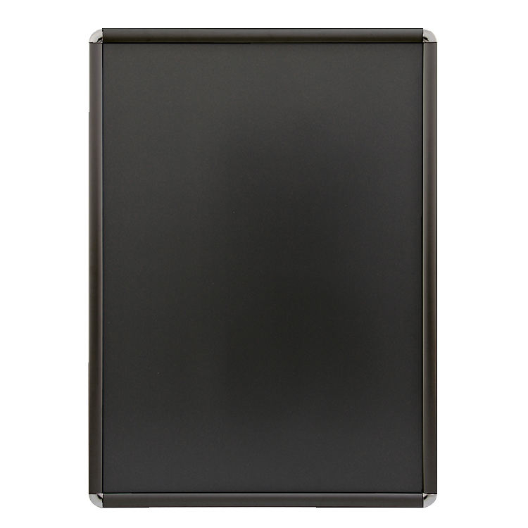 25mm 11'' black aluminum snap frame b1 profile