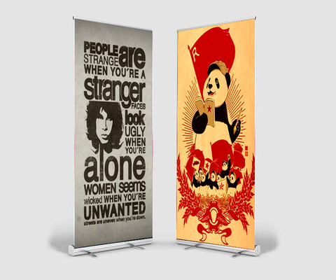 Economic Aluminium Roll Up Banner, Retractable stand banner, portable aluminium stand banners