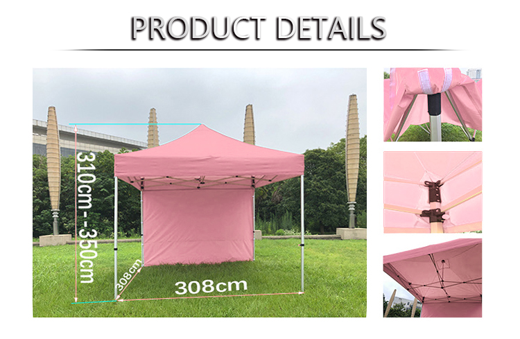 Wind resistance aluminum outdoor pop up tent frame canopy