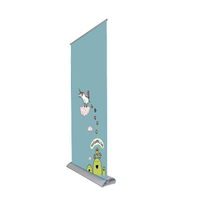 High quality 80x200cm wide base teardrop roll up banner display