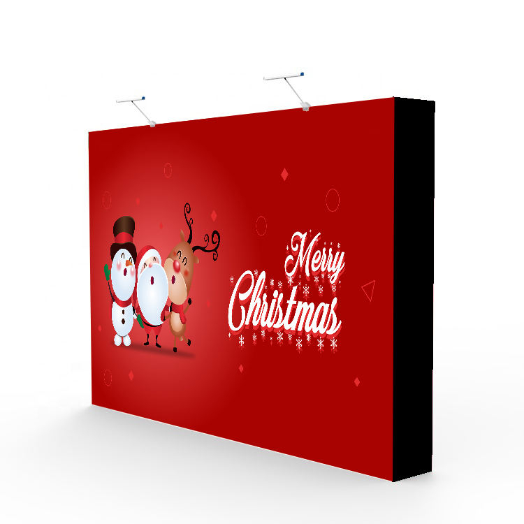 Flexible Straight tension fabric SEG 10x10 booth pop up display