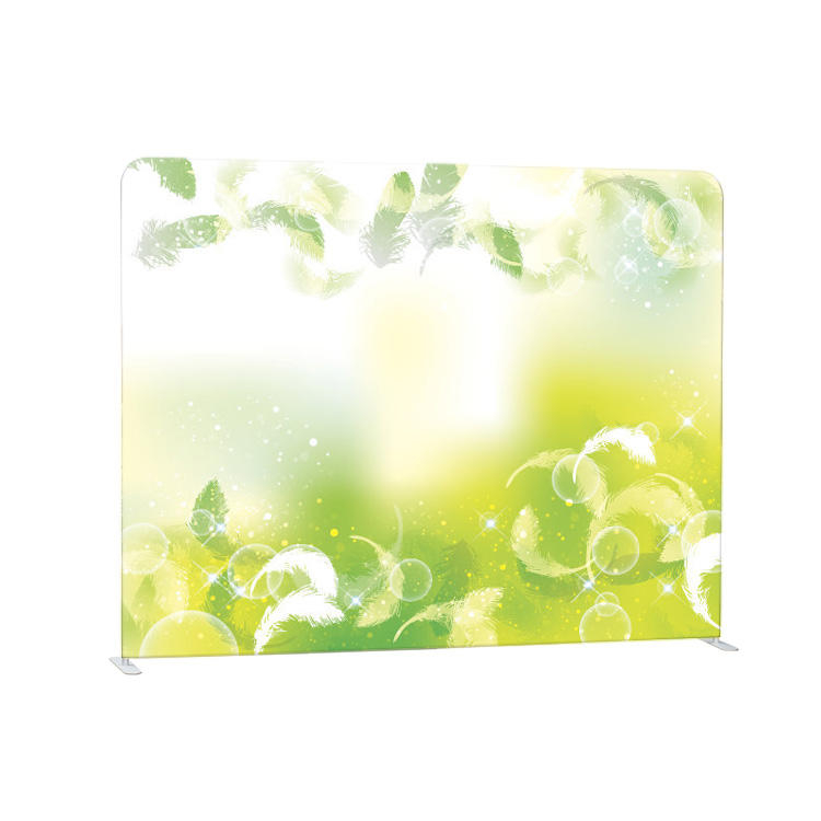 Customized photoshoot background backdrop with pillow case tension fabric display stand