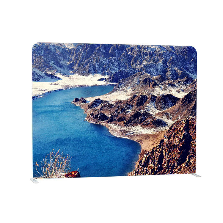 10ftx8ft Straight Inexpensive Indurative Publicity Tension Fabric Banner Display Equipment
