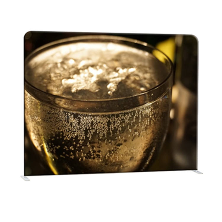 Standard portable 8ft aluminum frame pillow case tension fabric event custom backdrop stand for photo booth