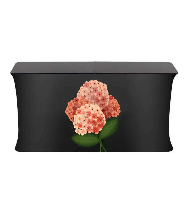 Printing Cover Aluminum Frame Tension Fabric Promotional Used Display Counter Table