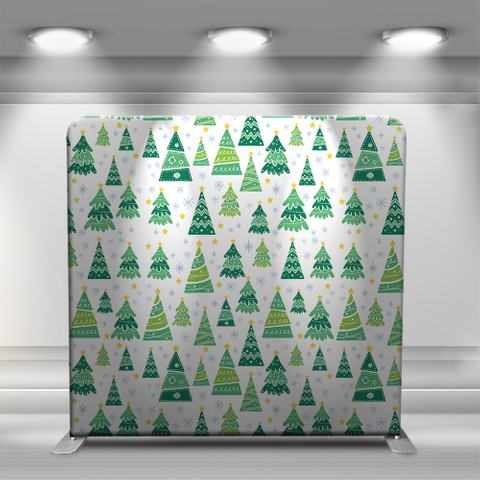 Repeating Christmas tree pattern