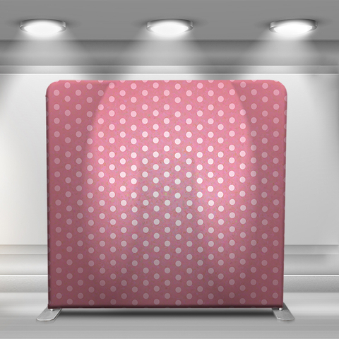 Pink with white spots