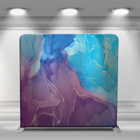 Blue purple gold texture marble