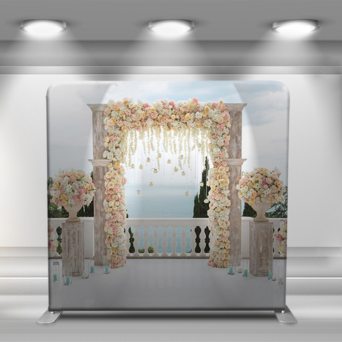 Wedding scene background design