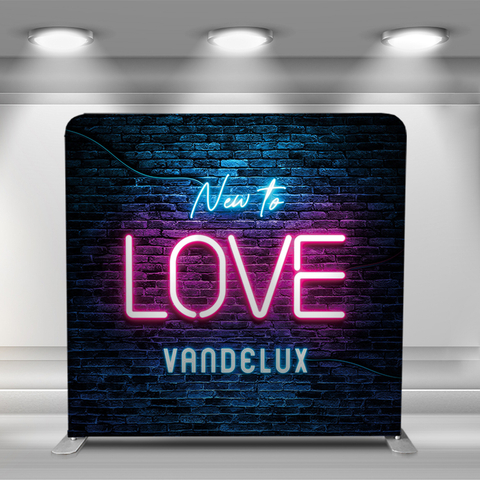 Neon text LOVE