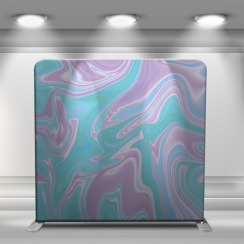 Cyan and purple marble texture