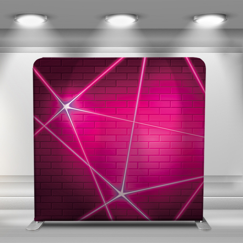 Dark pink laser lines