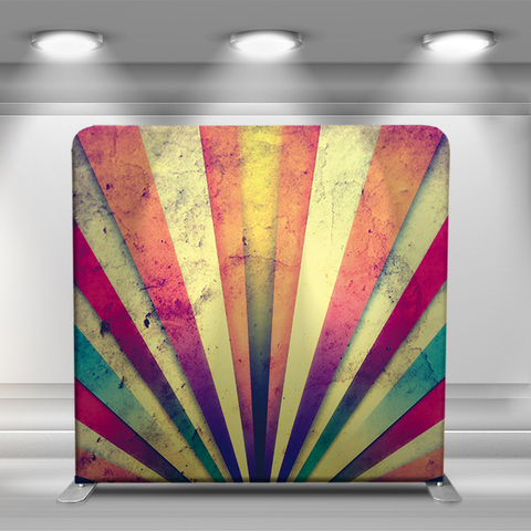 Colorful diffuse straight lines