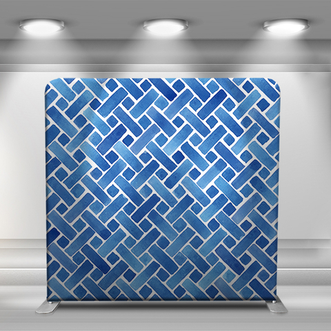 Blue pet brick texture