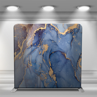 Blue gold texture marble